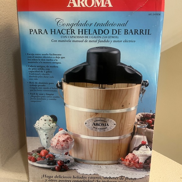 Aroma‎ ice cream maker model AIC-305EM 5 Quart - Picture 2 of 16